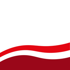 Indonesian Flag Border