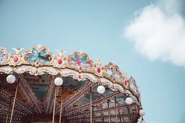 Deurstickers Dreamy Carousel  © GRACE