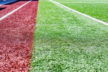empty football field abstract background 