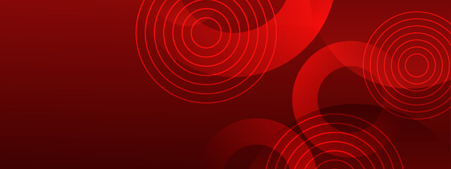 Modern Abstract geometric red color elegant background. vector illustration