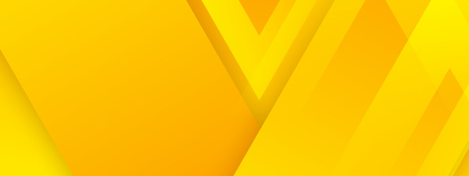 Abstract yellow geometric background with copy space.