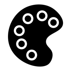 Fototapeta premium paint glyph 