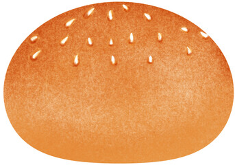 bun with sesame seeds