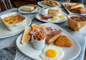 Breakfast on holiday