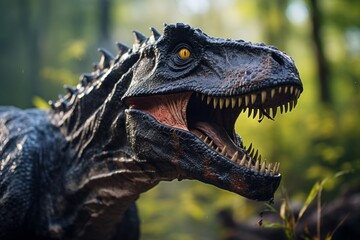 Close-Up of Gorgosaurus, Natural light, Generative AI