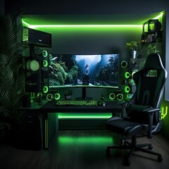 Gaming pc setup