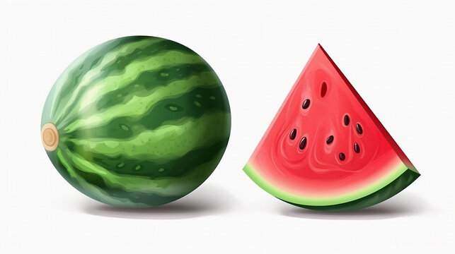 watermelon isolated