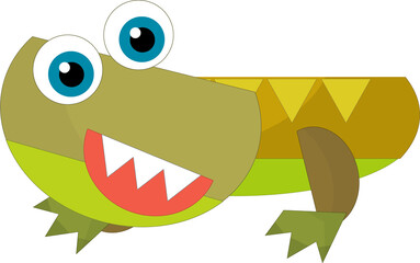 cartoon happy and funny colorful prehistoric dinosaur dino smiling friendly isolated illustration for kids