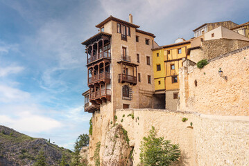 Casas colgadas - hanging houses in Cuenca, Castilla-La Mancha, Spain