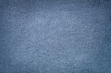 Close-up of blue fabric texture background.