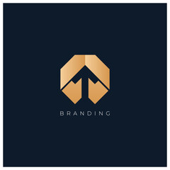 Marketing Trading Networking Vector Logo Concept