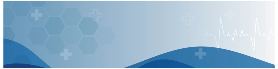 Wave background medical linkedin banner