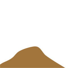 Brown Hills Mountain Lanscape