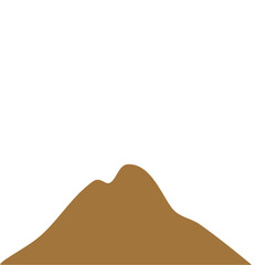 Brown Hills Mountain Lanscape