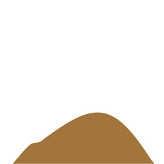 Brown Hills Mountain Lanscape