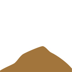 Brown Hills Mountain Lanscape