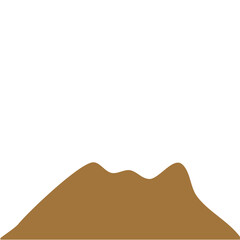 Brown Hills Mountain Lanscape