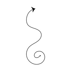 Obraz premium Abstract Line Arrow