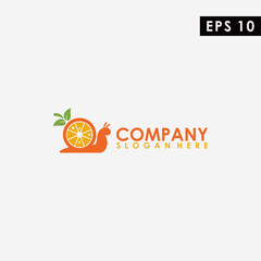 Nature Of Snail Logo Design Vector Template. Modern Design. Snail Icon. Flat Logo. Snail. Vector Illustration