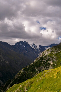 mountain landscape with sky