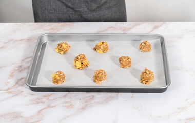Apple oatmeal cookies