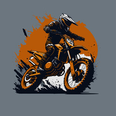 motocross Logo Vector