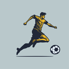 Fototapeta na wymiar Soccer Logo Vector