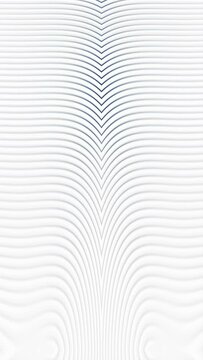 Vertical abstract geometric modern white color background. Futuristic technology design. Abstract parametric interior. Blank opened mock-up. White circular building pale geometric pattern.