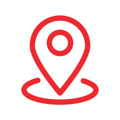 Map pin icon vector illustration. stock illustration
