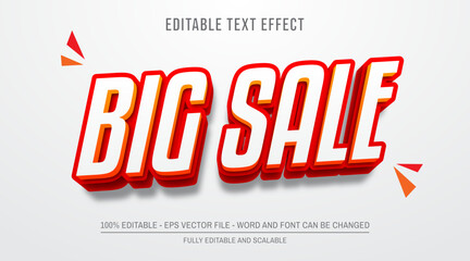 Editable text effect super big sale - obrazy, fototapety, plakaty