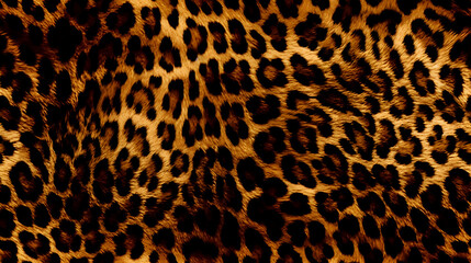 Close-up High detailed Leopard skin texture. Cheetah fur spot Wrapping paper seamless pattern for walllpaper, background and design art work