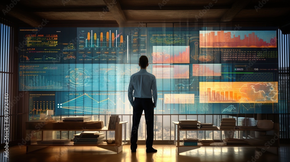 Poster reports are produced by analysts using business analytics and data management systems, generative ai