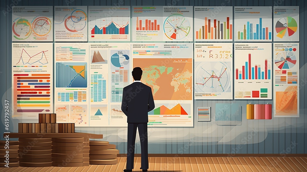 Poster reports are produced by analysts using business analytics and data management systems, generative ai