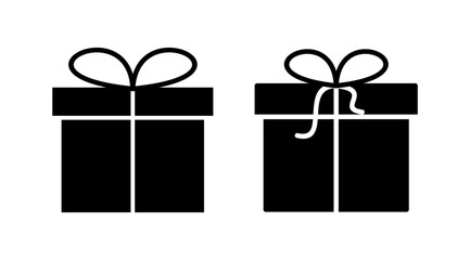 Gift icon vector. gift box icon. birthday gift