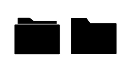 Folder icon vector. document folder icon