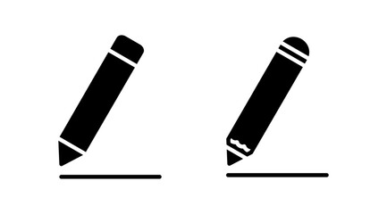 Edit icon vector. edit document sign and symbol. pencil