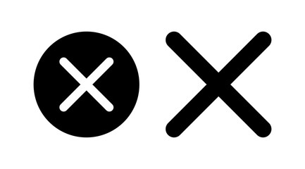 Obraz premium Close vector icon. Delete icon. remove, cancel, exit symbol.