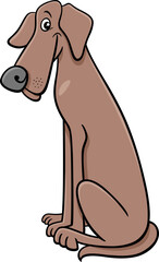 cartoon Great Dane purebred dog animal character