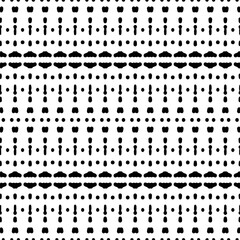 
 Minimal ornamental background with abstract shapes. Black and white texture. Simple abstract ornament background. 