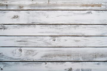 Fototapeta premium White wood boards texture with natural patterns, Generative AI