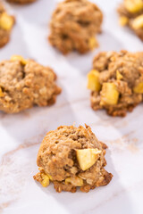 Apple oatmeal cookies