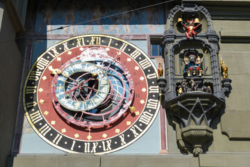 The famous clocktower of Bern on Switzerland, Unesco world heritage