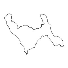 La Libertad map, region in Peru. Vector Illustration.
