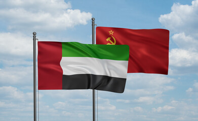 Soviet Union and  United Arab Emirates, UAE flag