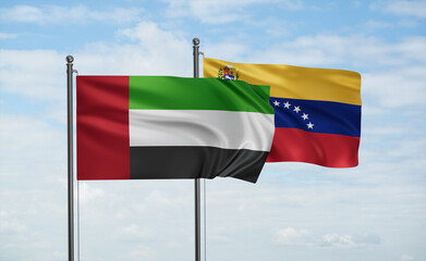 Venezuela and  United Arab Emirates, UAE flag