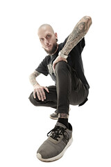 tattooed rock musician