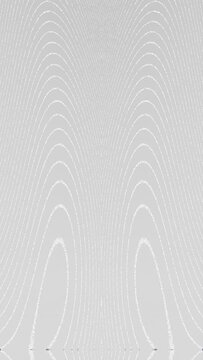 Vertical view of simple empty white podium stage background. Futuristic technology design. Abstract parametric interior. Blank opened 3D illustration mock-up. White building pale geometric pattern