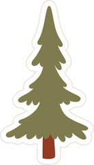 Spruce Tree Sticker