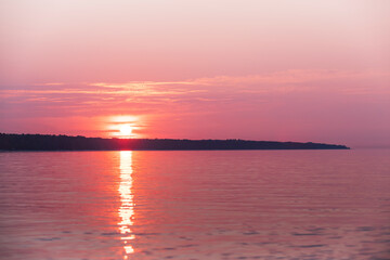 Fototapeta premium Sunset at Seagull Point