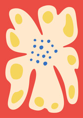 Floral Abstract Painting